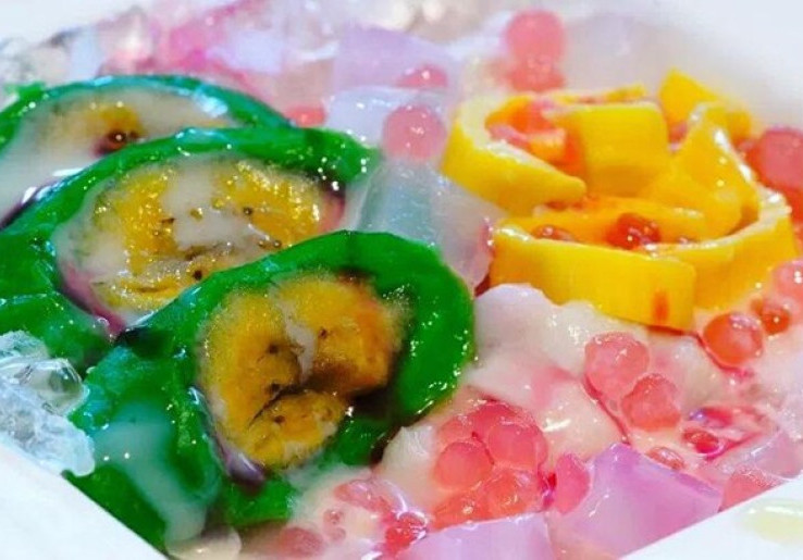 Resep Es Pisang Ijo untuk Berbuka Puasa