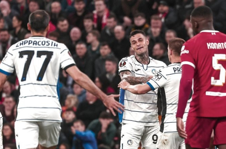 Hasil Liga Europa: Liverpool Dipermalukan Atalanta 0-3, AC Milan Ditekuk AS Roma 0-1