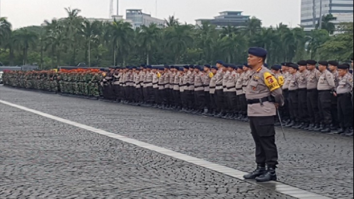 Pengamanan Sertijab Anies-Sandi Dipusatkan di Balai Kota