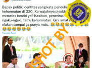 [HOAKS atau FAKTA]: Anies Hanya Berdiri di Luar saat Makan Siang Pemimpin Negara G20