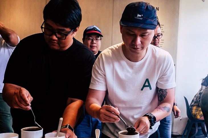 cupping kopi