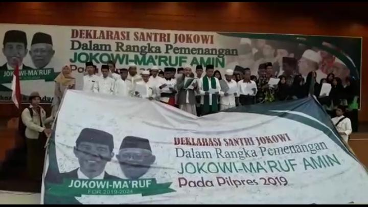 Deklarasi dukungan kepada Jokowi-Ma'ruf Amin