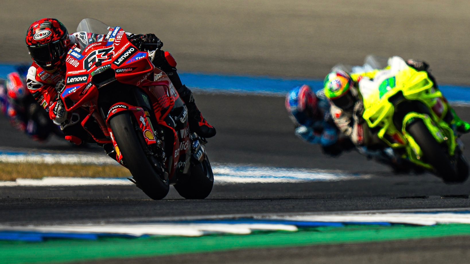 Kalah dari Marquez Bersaudara di MotoGP Thailand 2025, Pecco: Saya Harus Lebih 'Dekat' dengan Mereka
