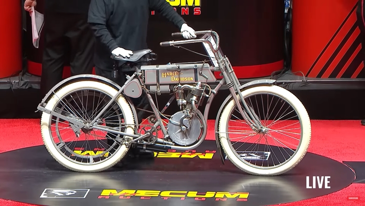 Harley Davidson Besutan 1908 Dilelang Seharga Rp 12 Miliar 
