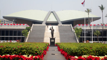 Mengintip Persiapan Sidang Tahunan MPR di Gedung Kura-kura DPR 