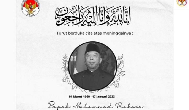 Profil Muhammad Prakosa, Dubes RI untuk Italia yang Tutup Usia Hari Ini