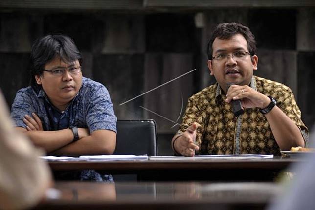 Direktur Eksekutif ICJR Anggara (ANTARA FOTO/Yudhi Mahatma/awy)