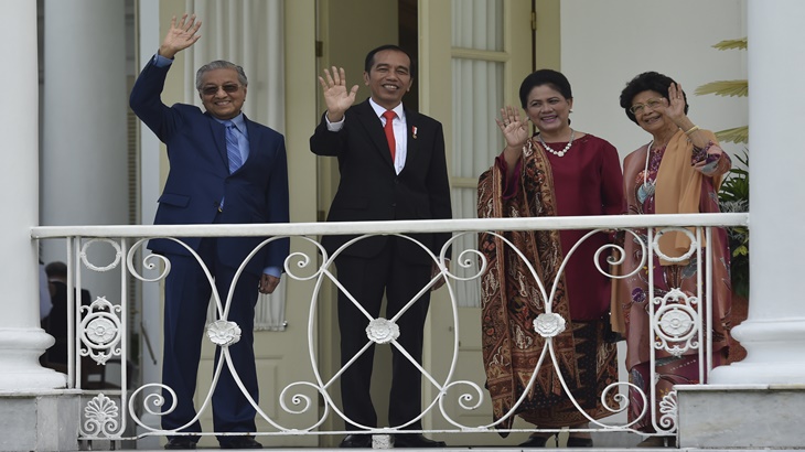 Presiden Jokowi dan PM Mahathir Mohamad