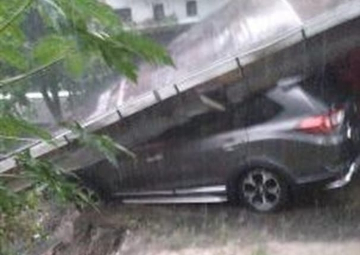 Longsor talud di Yogyakarta. (Foto: Twitter/TRC BPBD DIY)