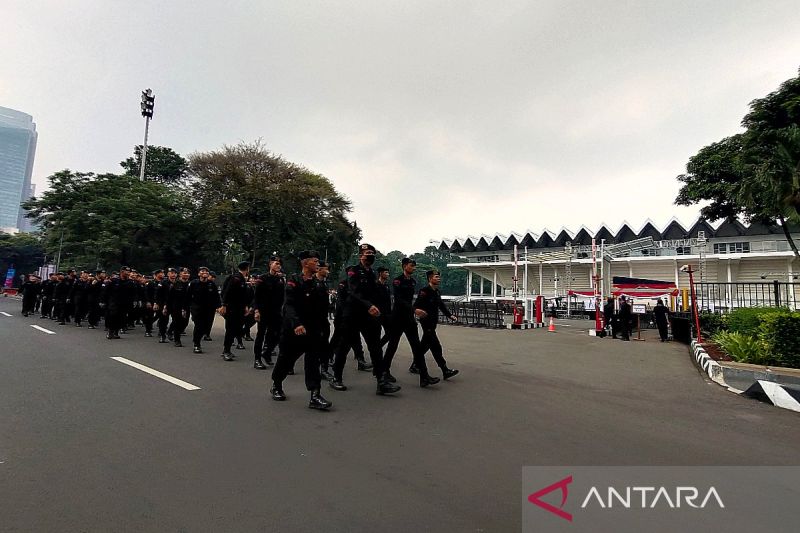 Lokasi Debat ke-3 Pilpres Dijaga Ketat, Kendaraan Taktis dan Ribuan Aparat Dikerahkan