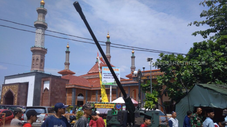 Menyambut HUT TNI ke 72, Korem 063/SGJ Pamer Alutsista di Alun-alun Kota