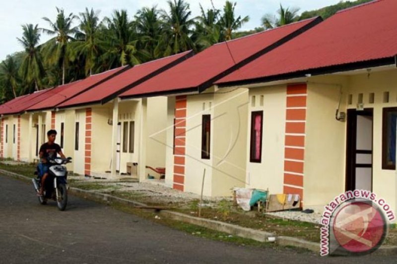 Pembangunan rumah subsidi. (Foto: Antara)