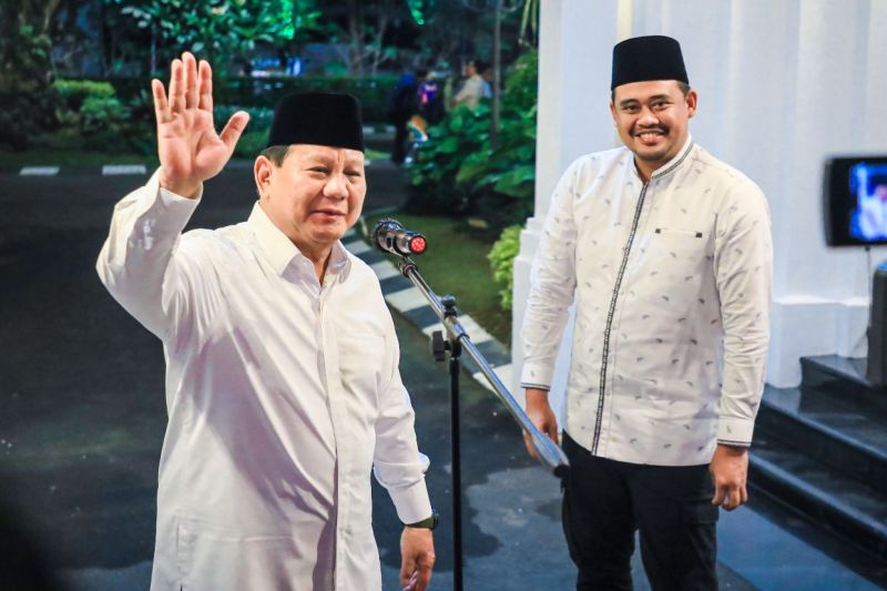 Prabowo Puji Kinerja Bobby Berhasil Pimpin Kota Medan Makin Maju