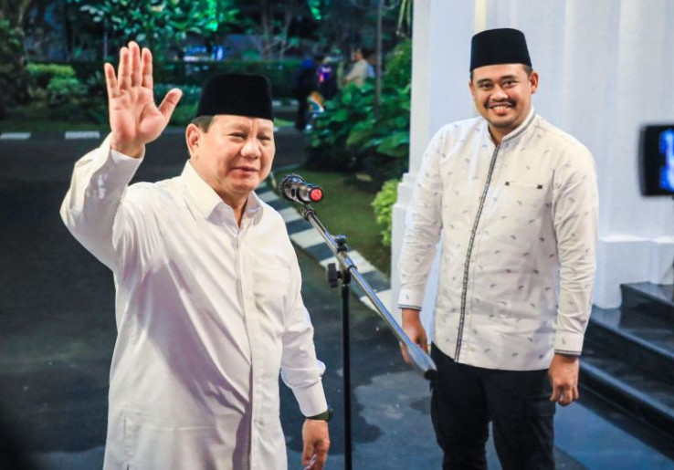Prabowo Puji Kinerja Bobby Berhasil Pimpin Kota Medan Makin Maju