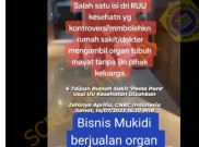[HOAKS atau FAKTA]: RUU Kesehatan Bolehkan Ambil Organ Mayat Tanpa Persetujuan Keluarga