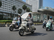 Pencinta Vespa Sebarkan Keseruan di Vespa GTS Riding Experience