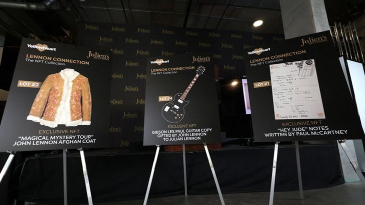 Memorabilia The Beatles Dilelang dalam Bentuk NFT