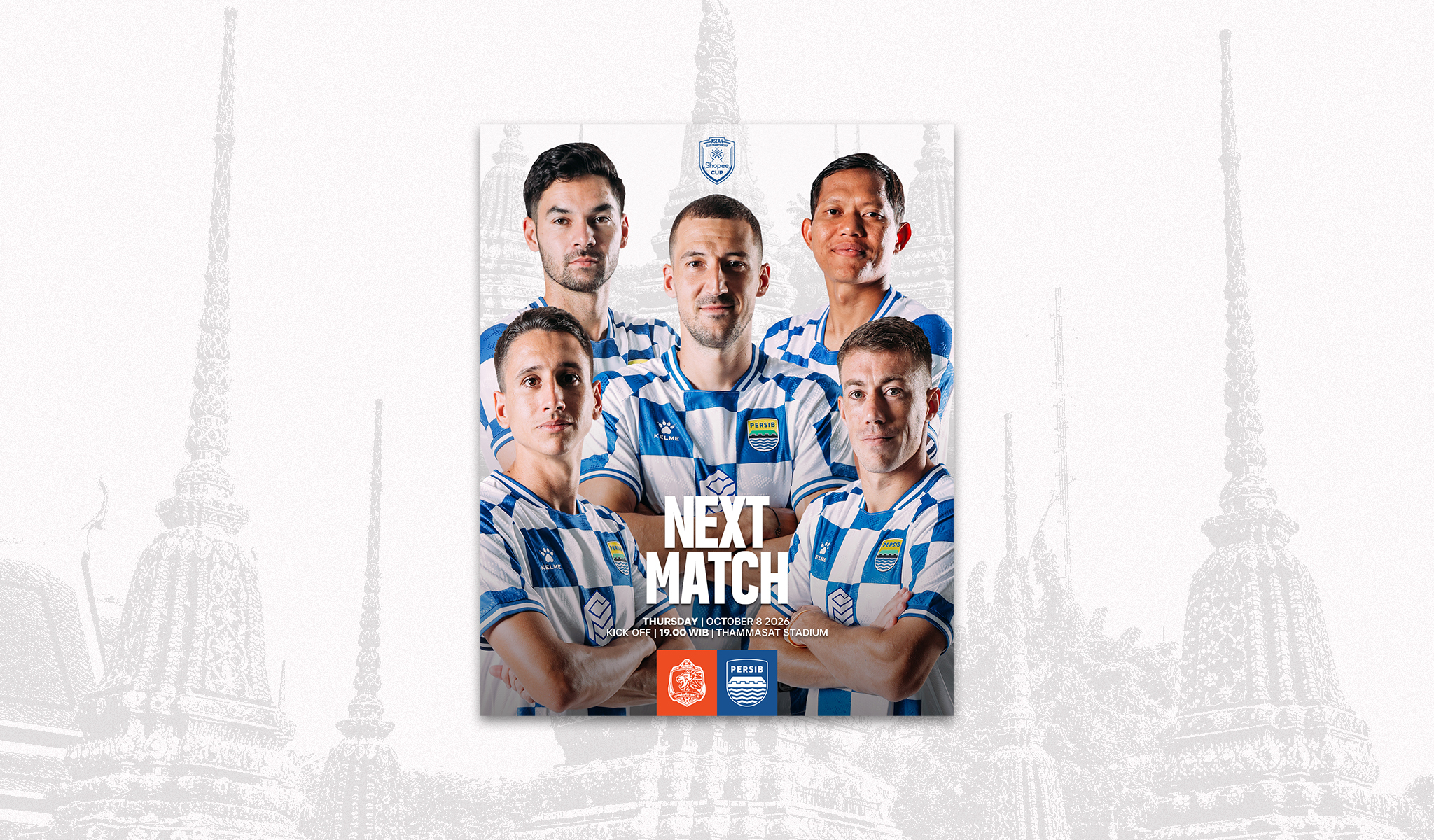 Prediksi dan Link Live Streaming Gratis Port fc vs Persib Bandung 8 Oktober 2026, Kick-off 19.00 WIB