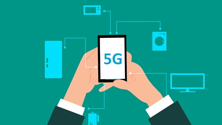 Gambaran ponsel 5G. (Pixabay/mehamed_hassan)