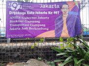 Muncul Spanduk Dukung Anies Jadi Gubernur DKI di Meruya Utara