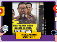 [HOAKS atau FAKTA]: Aturan Baru, Tarif Parkir di Jakarta Rp 60 Ribu Per Jam
