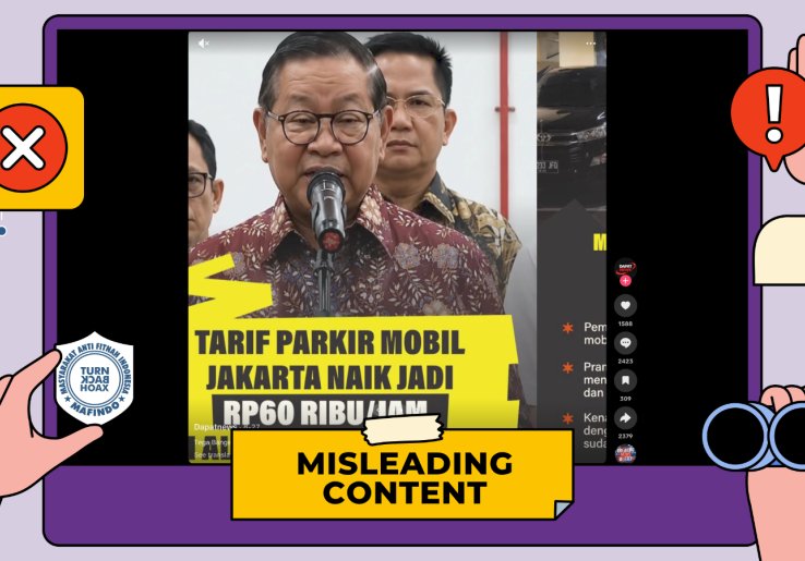 [HOAKS atau FAKTA]: Aturan Baru, Tarif Parkir di Jakarta Rp 60 Ribu Per Jam