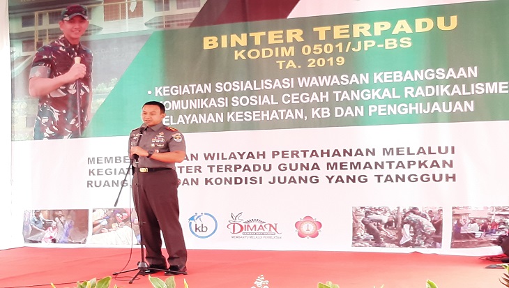 Dandim 0501/JP BS Kolonel (Inf) Wahyu Yudhayana. Foto: MP/Kanu