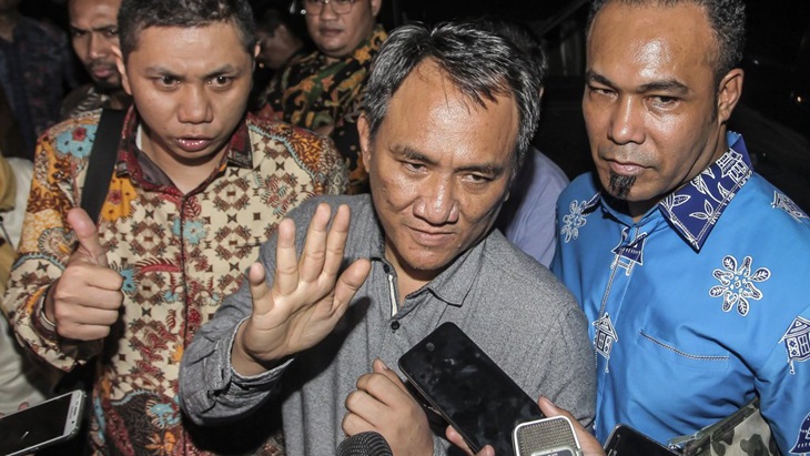 Wakil Sekjen Partai Demokrat Andi Arief. (Foto: ANTARA FOTO/Muhammad Adimaja)