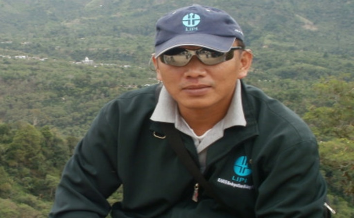 Kepala Puslit Geoteknologi LIPI Adrin Tohari