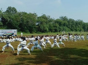 Ratusan Karateka Cilik Ikuti Pelatihan Bela Negara