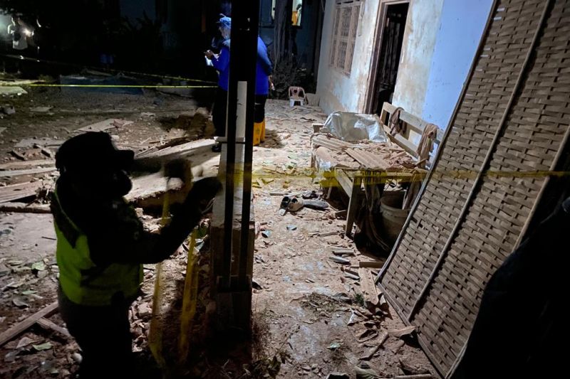 Ledakan Dahsyat di Blitar, Ada Korban Tewas