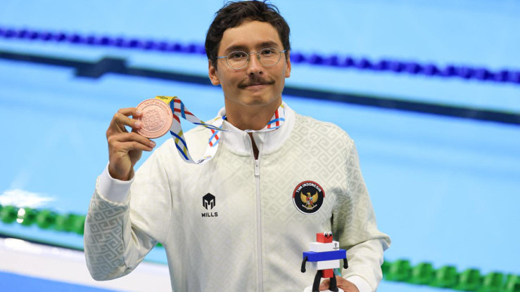 SEA Games 2025 Thailand: Felix Victor Iberle Raih Medali Perunggu Gaya Dada 50 Meter Putra