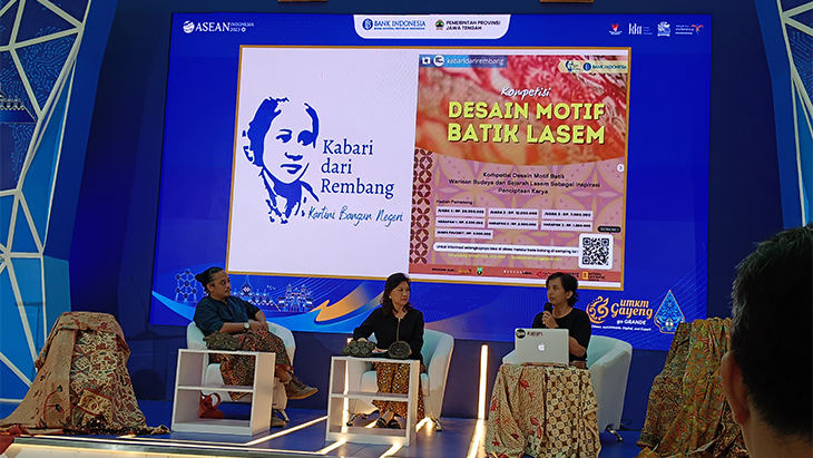 Kabari dari Rembang Gelar Kompetisi Desain Motif Batik Lasem