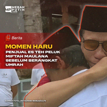 Momen Haru Penjual Es Teh Peluk Miftah Maulana Sebelum Berangkat Umrah