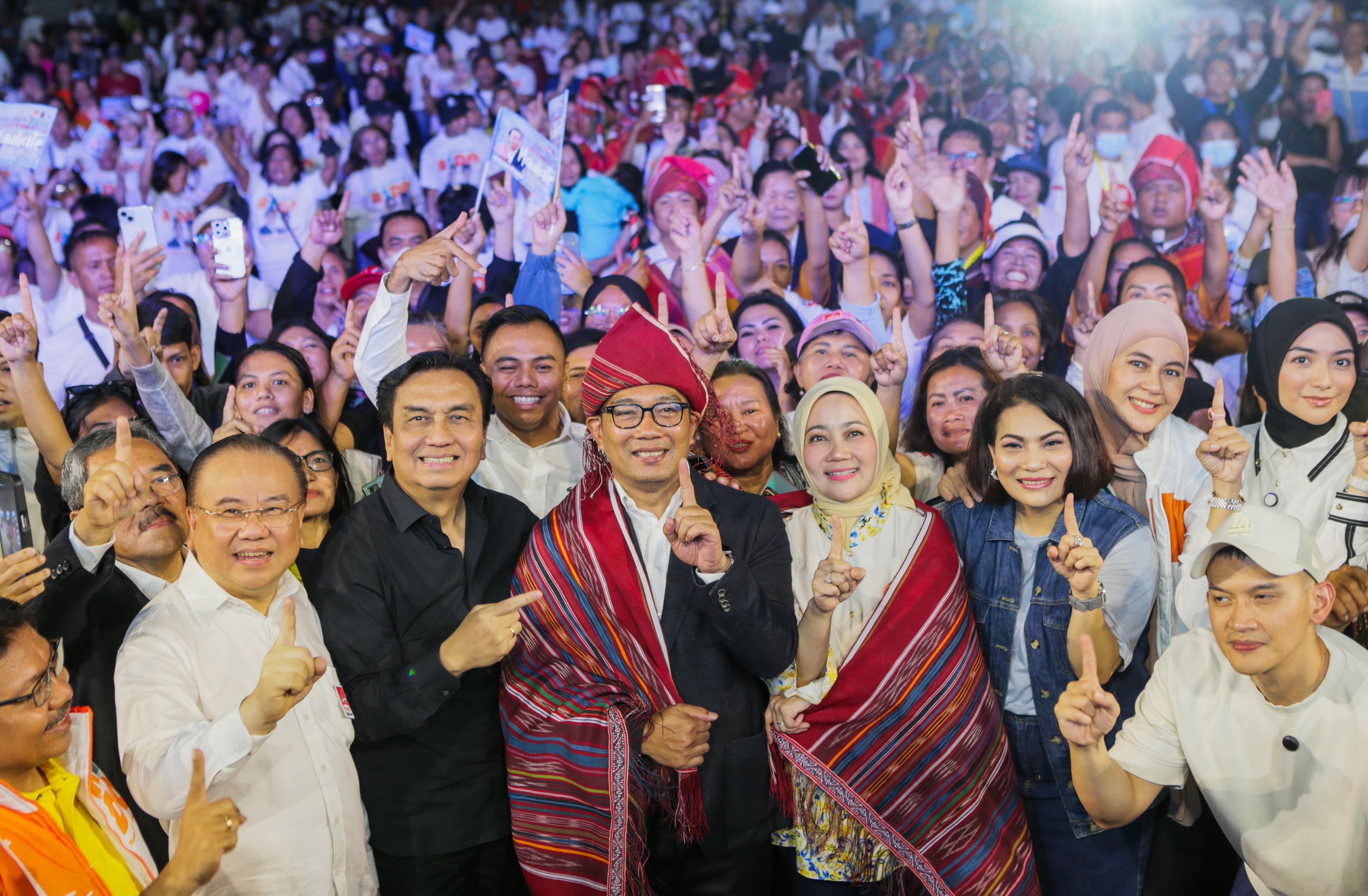 Bawa 7000 Warga Batak Dukung RIDO, RK Sebut Politikus PDIP Effendi Guru Politik