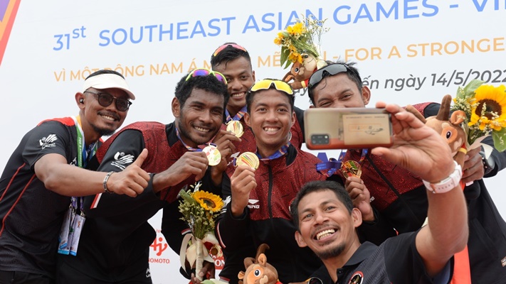 Sabtu (14/5) Pukul 13.30, Indonesia Lewati Malaysia Rebut Peringkat 2 SEA Games 