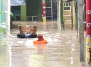 Air Kirim Dari Ciliwung Rendam Kawasan Kebon Pala Jakarta Sampai 130 Cm