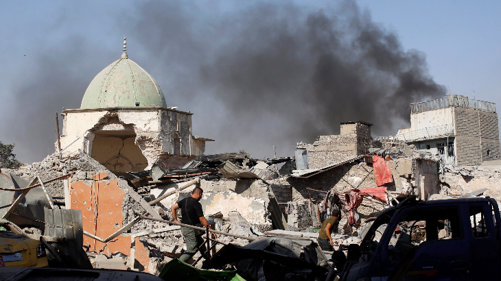 Masjid Raya An-Nuri Tempat ISIS Dideklarasikan Hancur
