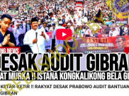 [HOAKS atau FAKTA] : Prabowo Diminta Audit Bantuan Wapres Gibran