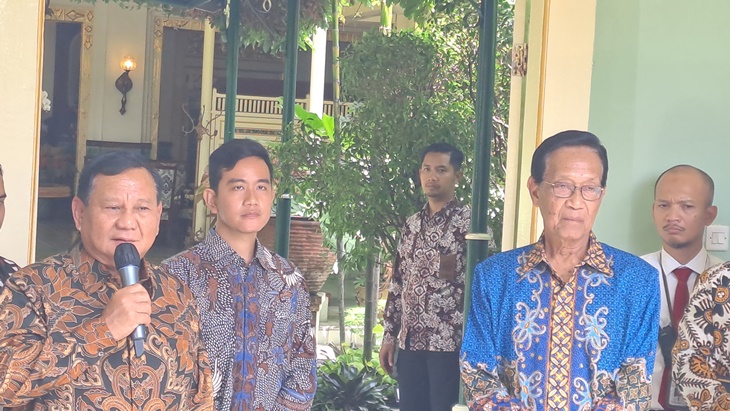 Prabowo dan Gibran Bertemu Sultan HB X, Ini yang Dibahas