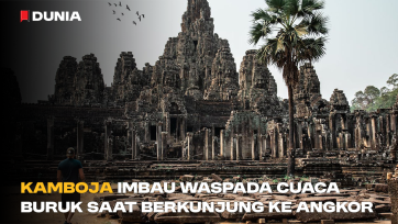 Kamboja Imbau Waspada Cuaca Buruk saat Berkunjung ke Angkor