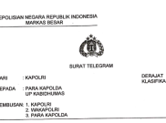 Polisi Tegaskan Instruksi Kapolri Hanya untuk Media Internal, Bukan Media Nasional