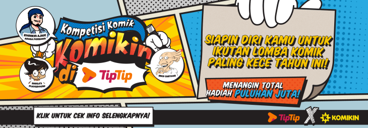 Dukung Komikus Indonesia, TipTip dan Komikin Adakan Kompetisi Komik