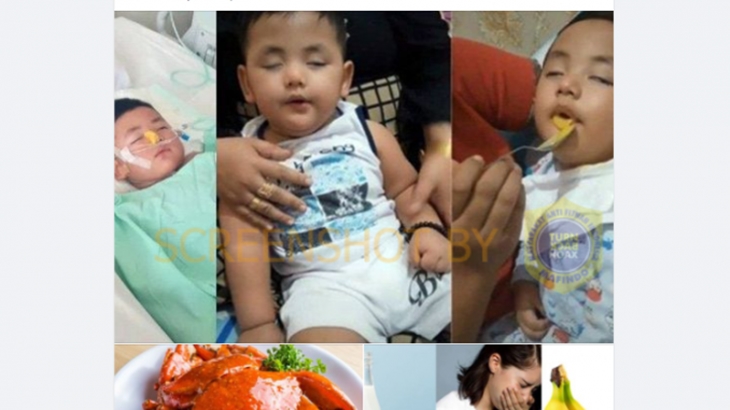 [HOAKS atau FAKTA]: Konsumsi Pisang dan Susu Usai Makan Kepiting Picu Keracunan