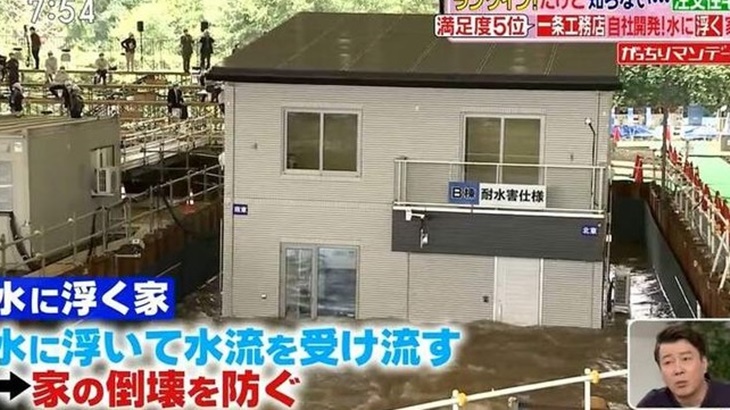 Perusahaan Jepang Ciptakan Rumah Terapung Tahan Banjir