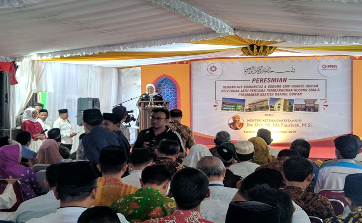 Menaker Ida Fauziyah janji akan bangun 2000 Balai Latihan Kerja