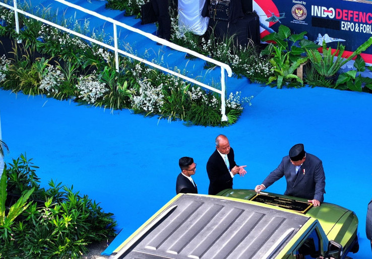 Prabowo Luncurkan Rantis Listrik Maung MV3 EV ‘Pandu’ Produksi Pindad