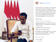 Pagi-Pagi, Jokowi Sudah Deklarasikan Perang Melawan Hoaks di Instagram