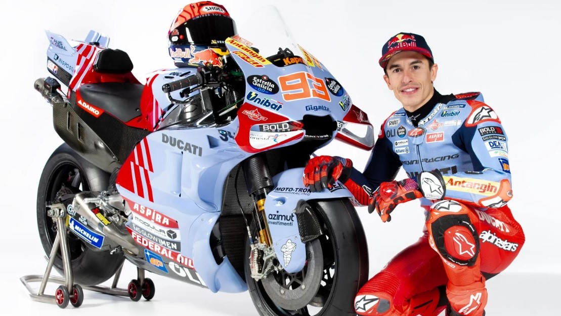 Gresini Racing meluncurkan livery terbarunya bersama Marc Marquez