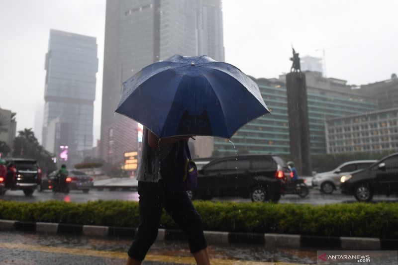 Sebagian Wilayah Jakarta Diprediksi Hujan